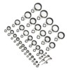Fishing Rod Guide Ceramic Ring Repair Kit Stainless Steel Telescopic