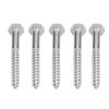 304 Stainless Steel Half Thread Bolt Wood Hex Lag Screws