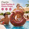 Donut Inflatable Pool Float for Summer Fun – PVC Swimming