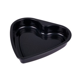 CHG 3397-46 Enamel Heart Baking Mould Approx. 26 x 26 x 4 cm
