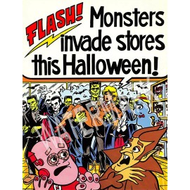 1987 Monsters Cereal Ad  High Quality Metal Fridge Magnet 3 x 4 9700