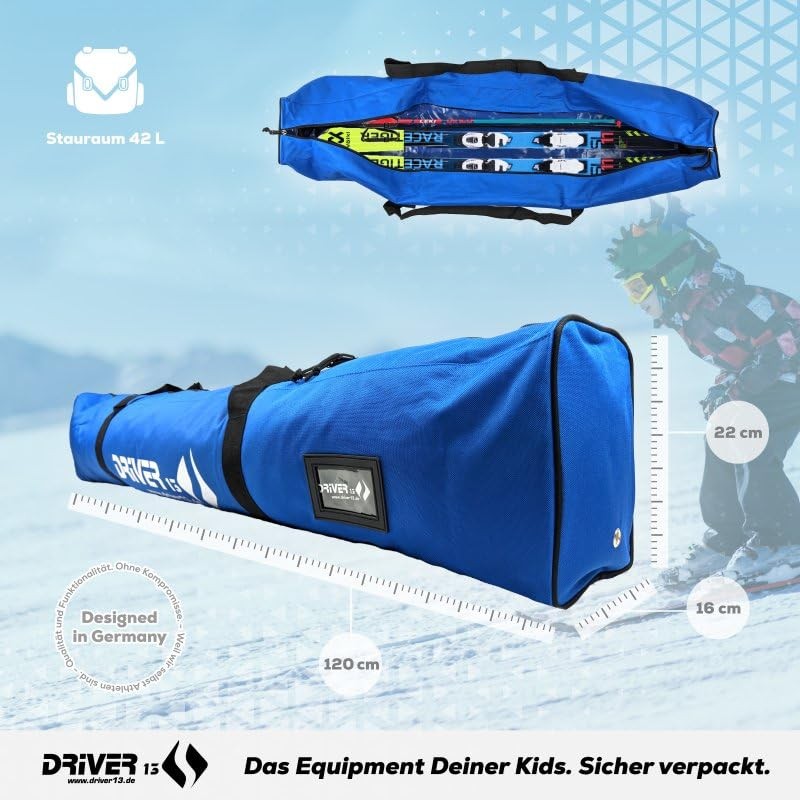 Driver13 Children's Ski Bags 120 cm Child Designed in Germany