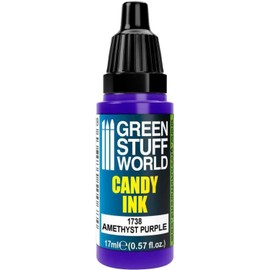 グリーンスタッフワールド アクリル塗料 キャンディインク アメジストパープル 17ml ホビー用塗料 GSWC-1738