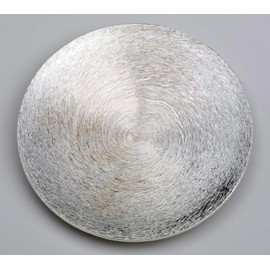 MaMeMi Aluminium Plate, Silver, Diameter 14 cm