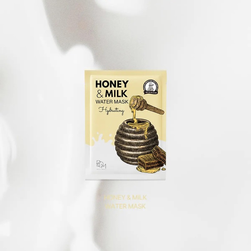Bom-mascarilla Hidratante Suave De Miel Y Leche 10 Pzas Todo