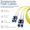 SpeedaLite 15M LC to ST Fiber Patch Cable OS2 Singlemode