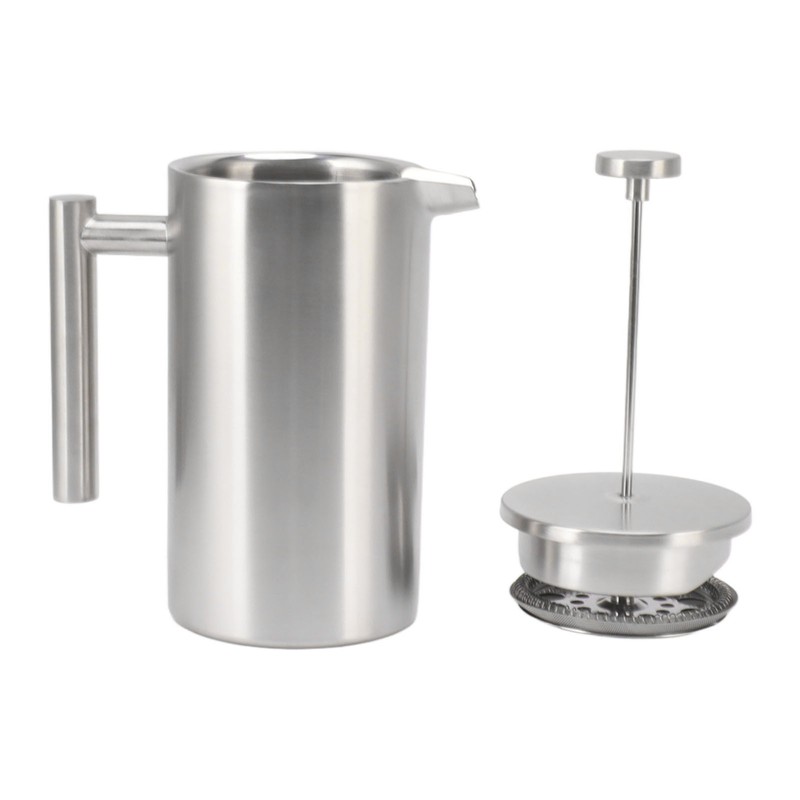 French Press Coffee Maker Dishwasher Safe Double Wall Insulated Rust