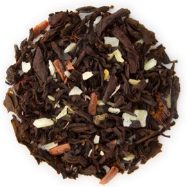 Teabloom Té Negro Orgánico, Té de Hojas Sueltas Vanilla Orchid Garden, Certificado Orgánico Por El Usda Y Kosher, Envase de 75 G (35-50 Tazas)