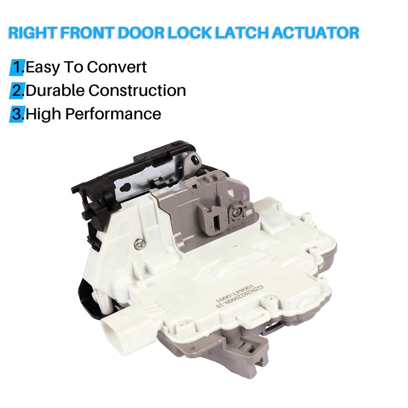 Right Front Door Lock Compatible with A4 A5 Q3 Q5