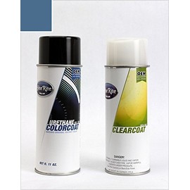 ColorRite Aerosol Automotive Touch-up Paint for GMC Van - Dark Blue Metallic 28/WA8264 - Color+Clearcoat Package