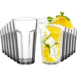 GIESSLE® Pack of 12 700 ml XXL Cocktail Glasses (Large Drinking Glass in Classic Design) Long Drink Glass