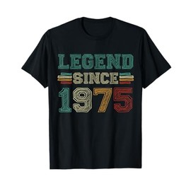50 Years Old Legend Since 1975 50th Birthday T-Shirt