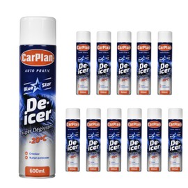 Carplan, Blue Star De-Icer Aerosol, 21 Fl Oz (Pack of 12)