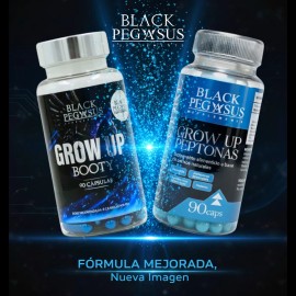 Suplemento Nutricional Péptidos Colágeno Cápsulas Glúteos Black Pegasus 90 Unidades