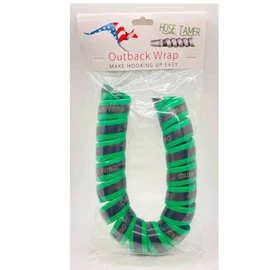 Outback Wrap - Hose Tamer Hydraulic Hose Management Protector and Tagging Wraps for Farming and agriculture equipment, Tractors, Harvesters, Planters, and Sprayers 40 mm Diameter - 18 inch - Green