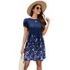 Summer T Shirt Dresses for Women 2024 Vacation Boho Summer