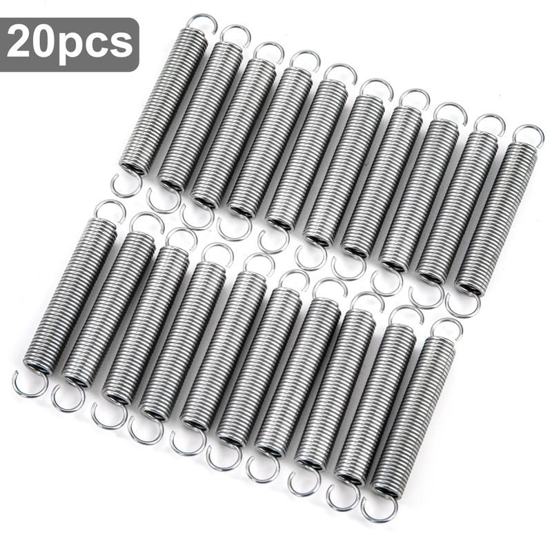 GUNGY Tension Springs with Hooks Stainless Steel Tension Spring 40