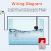 Stropum Automatic Water Level Controller,110V Small Water Level Sensor,Liquid Switch,Auto