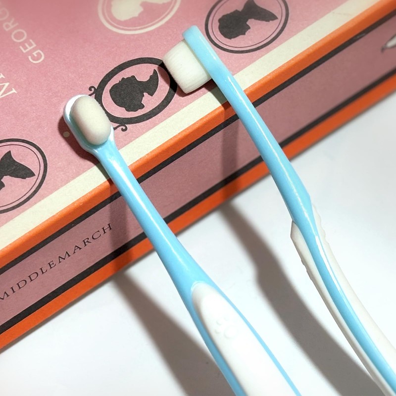 MoonyMars Small Dog Toothbrush, Cat & Puppy Tooth Brushing Kit,