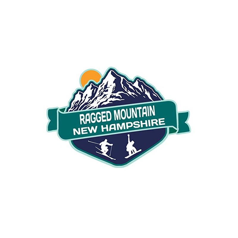 Ragged Mountain New Hampshire Ski Adventures Souvenir 4 Inch Fridge