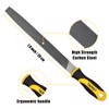 TARIST Metal File Set, 3-Piece, 8-inch,Professional Carbon Steel File, Includes