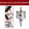 80 mm Hole Saw Carbide Drill, TCT Metal Hole Saw