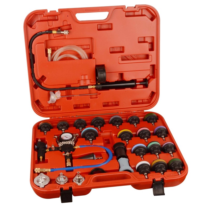 DAYUAN 28pcs Universal Radiator Pressure Tester Kit, coolant Pressure Tester