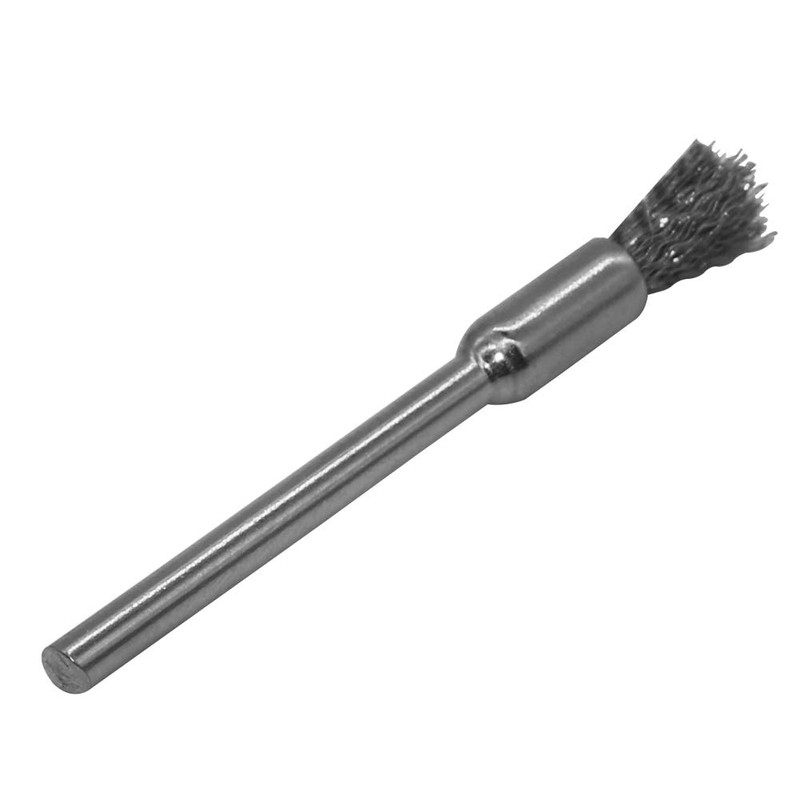 20 pcs Steel Cleaning End Brushes Pen 1/5″(5mm) x 1/8″(3mm)