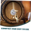 CHILDWEET Stainless Steel Wine Thermometer Precision Dial Temperature Monitor for