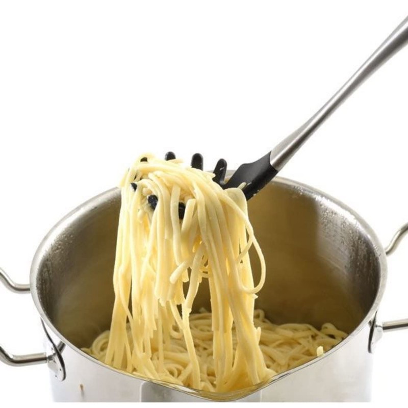 Norpro Stainless Steel and Silicone Pasta Server