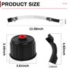 Racing Fuel Jug Hose & Cap 5.5 Gallon Gas Can