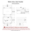 QILIPSU Waterproof Junction Box IP67 Outdoor Plastic Electrical Project Enclosure