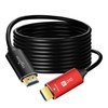 Twozoh 8K Fibre Optic HDMI Cable 15 m, High Speed