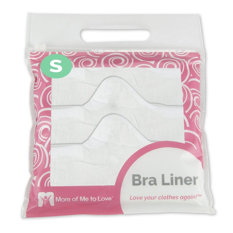 More of Me to Love Cotton Bra Liner White, Large,