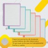 Printaform Libreta Profesional Arcoíris Pastel Universitaria 200h, 2 piezas, Raya,