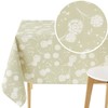 KP HOME Wipe Clean PVC Tablecloth, Rectangular, 200 x 140