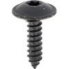 20 x Black Zinc Wide Head Self Tapping Screws RLX