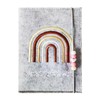 XMNIVATE 1 Piece Rainbow Felt Wallet Holder, Portable Coin Purse,