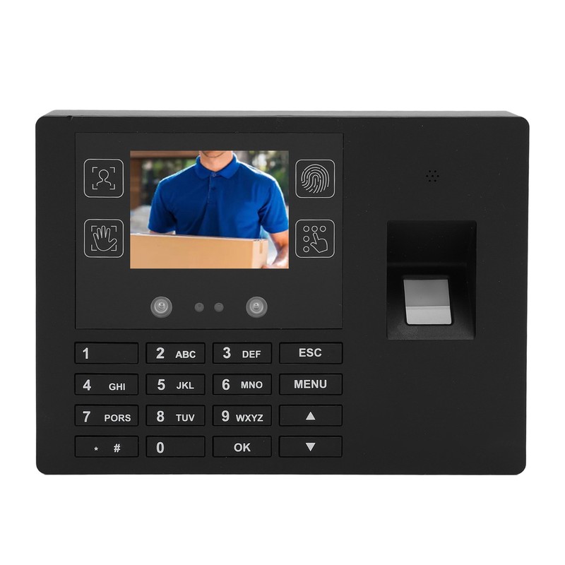 2.8 Inch Biometric Time Clock Multifunction Employee Time Attendance Machine