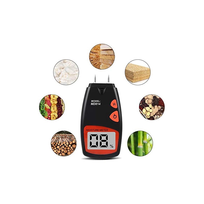 Dr. Meter Digital Wood Moisture Meter for Wood Humidity Measurement