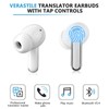 Language Translator Earbuds Support 150 Languages,Translation Music and Calling 3-in-1,Translator