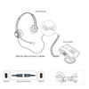 QD Adapter QD Cable Headset Replacement Cable Compatible with Most