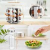 Molin Porta Especieros De Cocina Acero Inoxidable Gira 12 Frascos