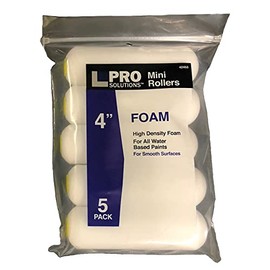 Pro Solutions 42453 High Density Foam Mini Roller Cover, 4"