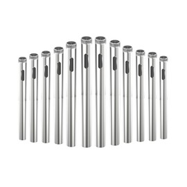 Aopin Diamond Drill Bits Core Drill Bits Hole Saw Kit 6mm(1/4inch) for Glass, Ceramics, Porcelain, Marble, Carbon Steel, 12Pcs