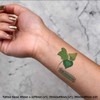 4 x 'Ivy Evergreen' Temporary Tattoos - Water Resistant, Skin-Safe,