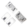 Aramox 1 Pair Removable Table Mount, Marine Stainless Steel Desk