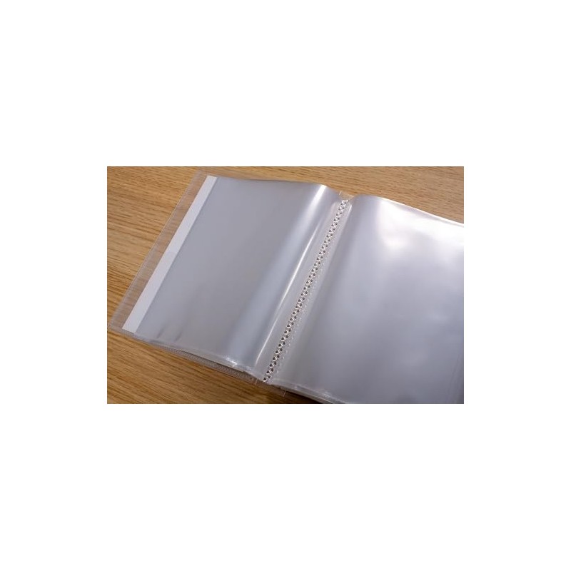 eco-eco A6 Size 50 Percent Recycled 40 Pocket Clear Presentation