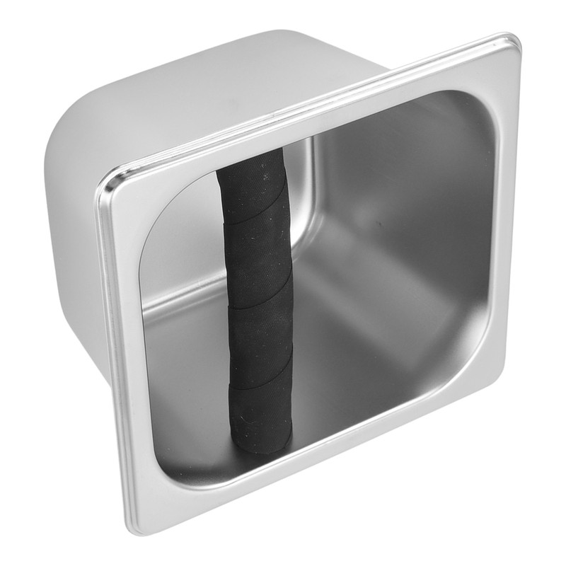 Stainless Steel Coffee Knock Box Coffee Grounds Container Box for