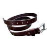 Men's Leather Belt, Brown Full Grain Leather Belts, 1" Wide